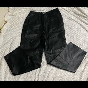 Vintage Forenza Leather hi-waisted Pants Size 14